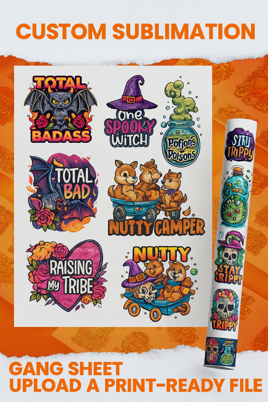 Pre-Made Sublimation Gang Sheet Builder